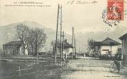 73 Savoie CPA FRANCE 73 "Chamousset, Quartier de la Gare, vue prise du passage à niveau" / CACHET AMBULANT