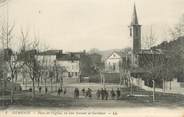 13 Bouch Du Rhone CPA FRANCE 13 " Géménos, Place de l'église et le Sommet de Garlaban"