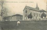 73 Savoie CPA FRANCE 73 " Grésy sur Aix, Le groupe scolaire et l'église"