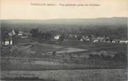 38 Isere CPA FRANCE 38 "Thuellin, Vue générale prise du château"