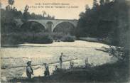 38 Isere CPA FRANCE 38 " St Albin de Vaulserre, Le pont sur le Guiers"