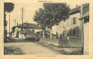 38 Isere CPA FRANCE 38 " Charvieu, La Mairie et la Grande Rue"