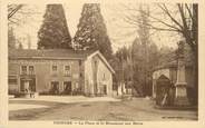 38 Isere CPA FRANCE 38 " Thodure, La Place et le Monument aux Morts"