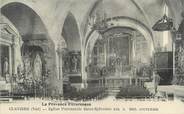 83 Var CPA FRANCE 83 "Claviers, Eglise paroissiale St Sylvestre"