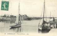 14 Calvado / CPA FRANCE 14 "Courseulles, vue sur le bassin" / BATEAU