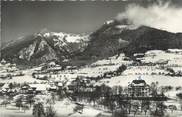 74 Haute Savoie CPSM FRANCE 74 " Villaz, Vue générale avec le Parmelan"