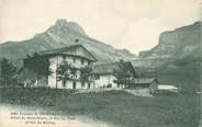 73 Savoie CPA FRANCE 73 " Roselend, Hôtel du Mont Blanc, le Roc du Vent et le Col du Biollay"