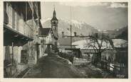 73 Savoie CPSM FRANCE 73 " Villard sur Doron, Rue principale et l'église"