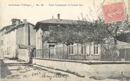 69 RhÔne CPA FRANCE 69 " Sathonay, Ecole communale et grande rue"