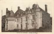 72 Sarthe / CPA FRANCE 72 "Environs de Lavernat, château de Mangé"