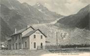 74 Haute Savoie CPA FRANCE 74 "Gare et Glacier d'Argentières et l'Aiguille du Chardonnet"