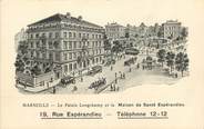 13 Bouch Du Rhone CPA  "Marseille, le palais Longchamp, rue Espérandieu"