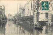 92 Haut De Seine CPA FRANCE 92 " Colombes, rue Beauséjour " / INONDATION DE 1910