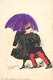Illustrateur CPA ILLUSTRATEUR / DESSIN ORIGINAL DE  ROBERTY "le curé sous le parapluie"