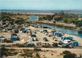 34 Herault / CPSM FRANCE 34 "Marseillan plage, le camping et le canal"
