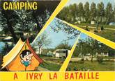 27 Eure CPSM FRANCE 27 "Ivry La Bataille" / CAMPING