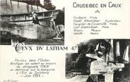 76 Seine Maritime CPSM FRANCE 76 "Caudebec en Caux, monument Latham"