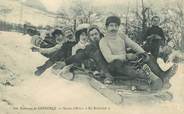 38 Isere CPA FRANCE 38 "Env. de Grenoble, Bobsleigh"