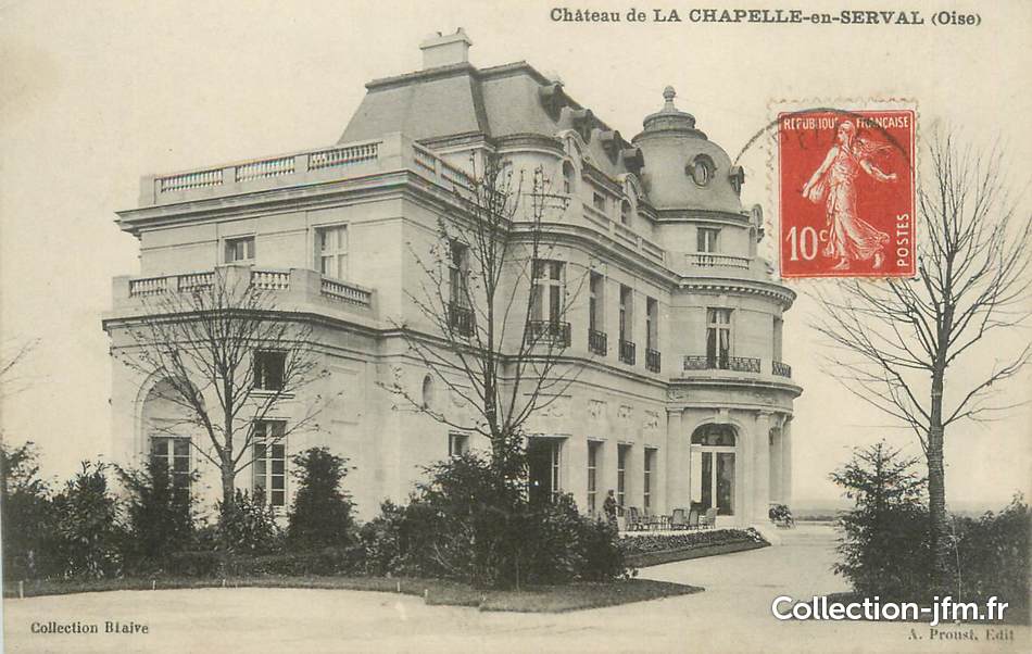 CPA FRANCE 60 "La Chapelle en Serval, château" | 60 oise : autres ...