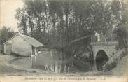 77 Seine Et Marne / CPA FRANCE 77 "Environs de Voulx, vue sur l'Orvanne près de Bichereau"