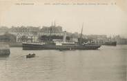 35 Ille Et Vilaine / CPA FRANCE 35 "Saint Malo, le départ du bateau de Jersey"