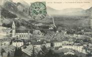 38 Isere CPA FRANCE 38 "Voreppe, vue générale et route de Grenoble"