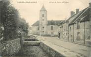 77 Seine Et Marne / CPA FRANCE 77 "Villiers sur Morin, la rue de Paris et l'église"