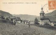 73 Savoie CPA FRANCE 73 "Saint Jean de Belleville, l'église et le Mont Blanc"