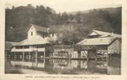 73 Savoie CPA FRANCE 73 "Aiguebelette Le Lac, hôtel du Lac, le port"