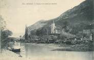 73 Savoie CPA FRANCE 73 "Chanaz, l'église et le canal de Savières"