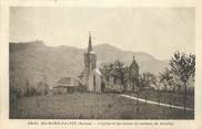 73 Savoie CPA FRANCE 73 "Saint Marie d'Alvey, l'église et les ruines du château du Montbel"