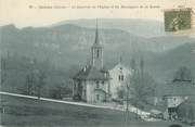 73 Savoie CPA FRANCE 73 "Grésin, le quartier de l'église et les montagnes de la Savoie"