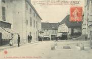 73 Savoie CPA FRANCE 73 "Saint Genix sur Guiers, place de l'église"