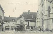 73 Savoie CPA FRANCE 73 "Saint Genix d'Aoste, place de l'église "