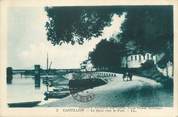 33 Gironde CPA FRANCE 33 "Castillon, le quai vers la port"