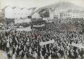 Theme PHOTO DE PRESSE ORIGINALE / Manifestation des mineurs lorrains à Forbach, 1963