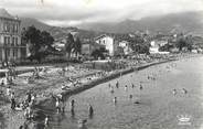 06 Alpe Maritime CPSM FRANCE 06 "Roquebrune Cap Martin, La plage de Carnolés"