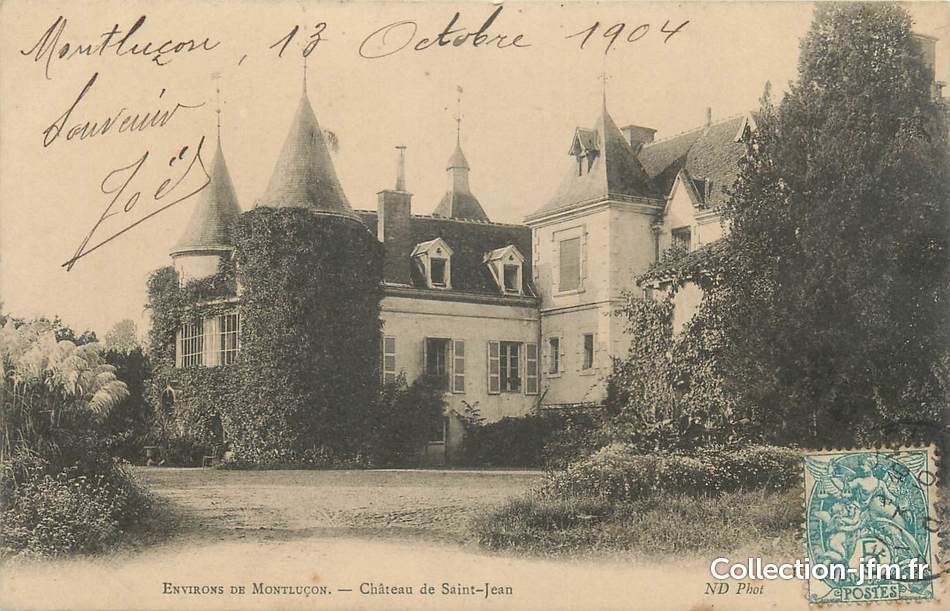 Château Eglise CPA 03 Allier Chantelle-Le 