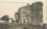 38 Isere CPA FRANCE 38 "Anjou, ruines du château de M de la Bische"