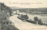 38 Isere CPA FRANCE 38 "Sablons, le village de Sablons, pont de Serrières et vallée du Rhône"