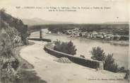 38 Isere CPA FRANCE 38 "Sablons, le village, le pont de Serrières et vallée du Rhône"