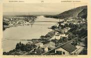 38 Isere CPA FRANCE 38 "Sablons, vue d'ensemble sur la vallée du Rhône"