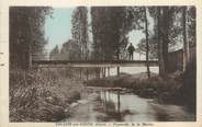 38 Isere CPA FRANCE 38 "Salaise sur Sanne, passerelle de la Morise"