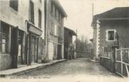 38 Isere CPA FRANCE 38 "Sillans, rue du château"