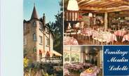 08 Ardenne CPSM FRANCE 08 "Haybes sur Meuse, hôtel restaurant Ermitage Moulin Labotte"