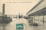 76 Seine Maritime CPA FRANCE 76 "Rouen, quai Gaston Boulet" / INONDATION 1910