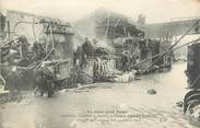 94 Val De Marne CPA FRANCE 94 "Vitry, inondation, explosion et incendie de l'usine Pagès Camus" / INONDATION 1910
