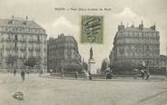21 Cote D'or CPA FRANCE 21 "Dijon, place Darcy et statue de Rude"