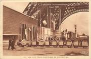 Theme CPA EXPOSITION INTERNATIONALE DE PARIS 1937 / Petit train électrique de l'exposition