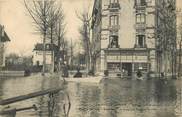 94 Val De Marne CPA FRANCE 94 "Joinville le Pont, inondations 1910, rond point de Potangis, avenue de l'Ile" / ÉPICERIE / DENTISTE